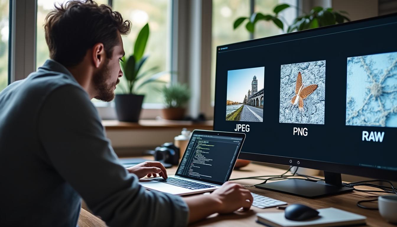 découvrez les avantages des principaux formats d'images (jpeg, png, raw, tiff) et apprenez à choisir le meilleur type de fichier pour vos besoins en photographie.