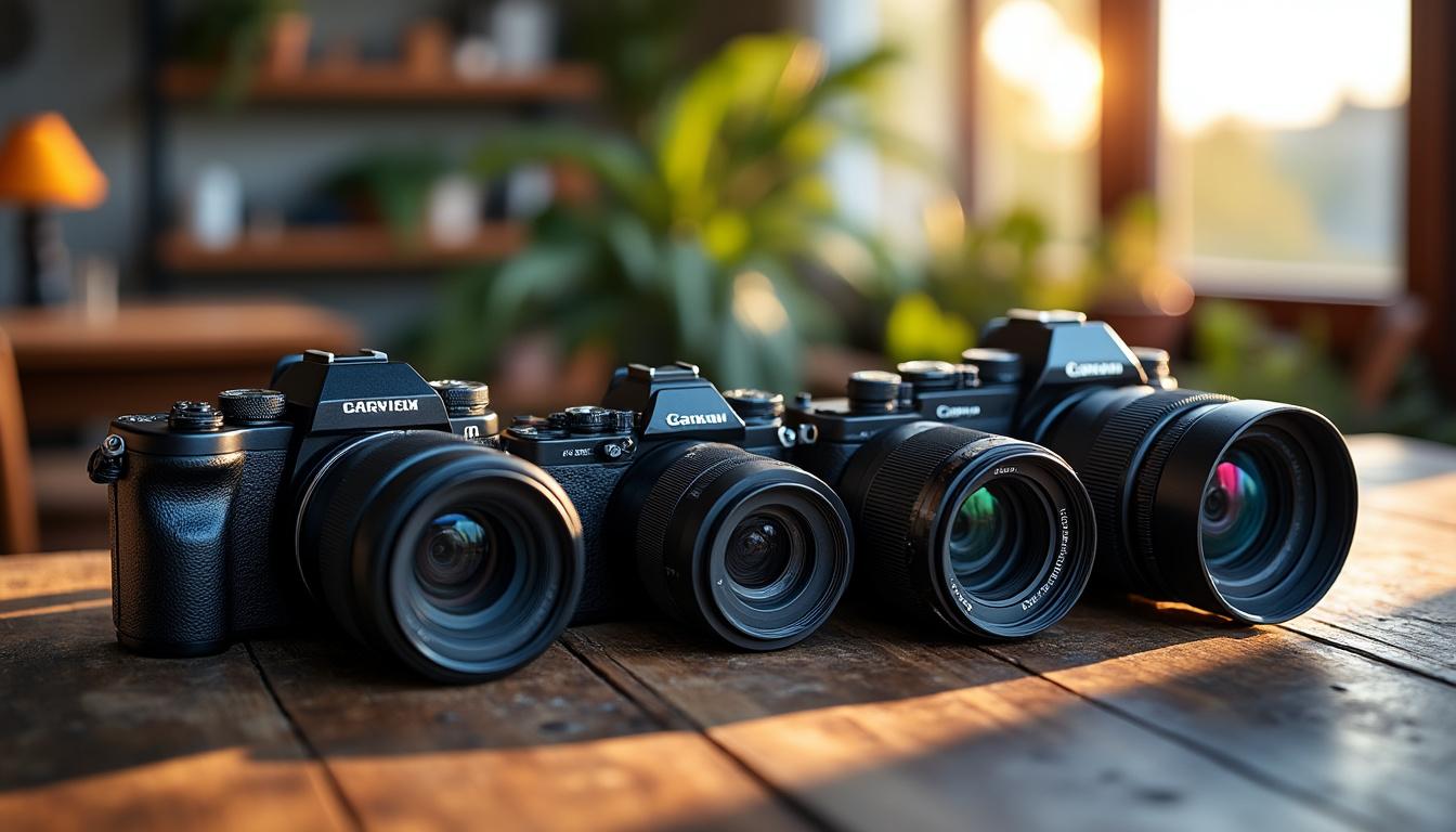 découvrez notre comparatif détaillé des appareils photo hybrides, idéal pour les passionnés de photographie souhaitant choisir le meilleur équipement.