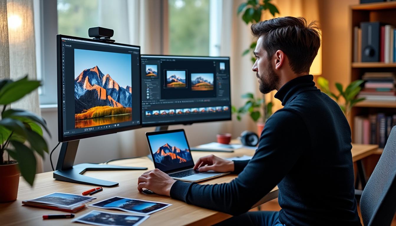 découvrez comment optimiser votre flux de travail en photographie en choisissant entre lightroom et photoshop. guide complet pour maximiser votre efficacité et créativité.
