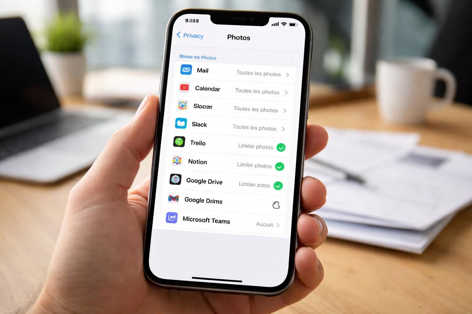 découvrez comment autoriser l'accès aux photos sur votre iphone pour vos applications professionnelles en toute sécurité et simplicité.